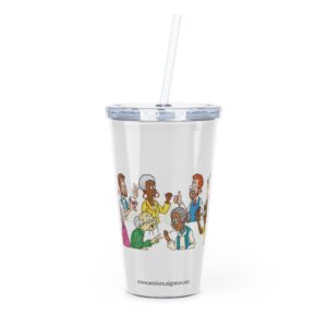 Seniors Sign, Too! Character Tumbler