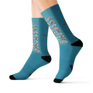 HearZero Sublimation Character Logo Socks