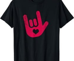 ASL-Sign-Language-'I-Love-You'-Sign-T-Shirt