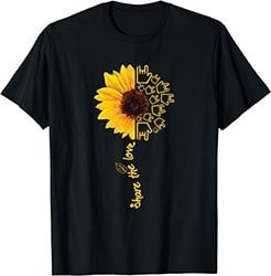 Sign Language - ASL - American Sunflower - Share the Love T-Shirt